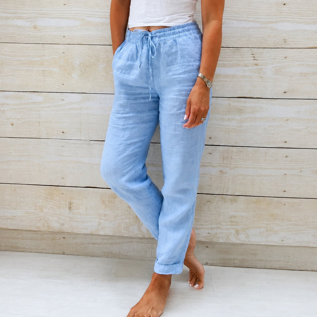 Dyan - Damenhose mit Kordelzug für einen lässigen Look