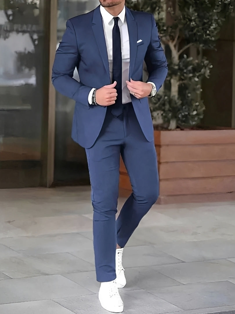 Herren Anzug – Eleganter Slim Fit Anzug für Business, Büro & Anlass