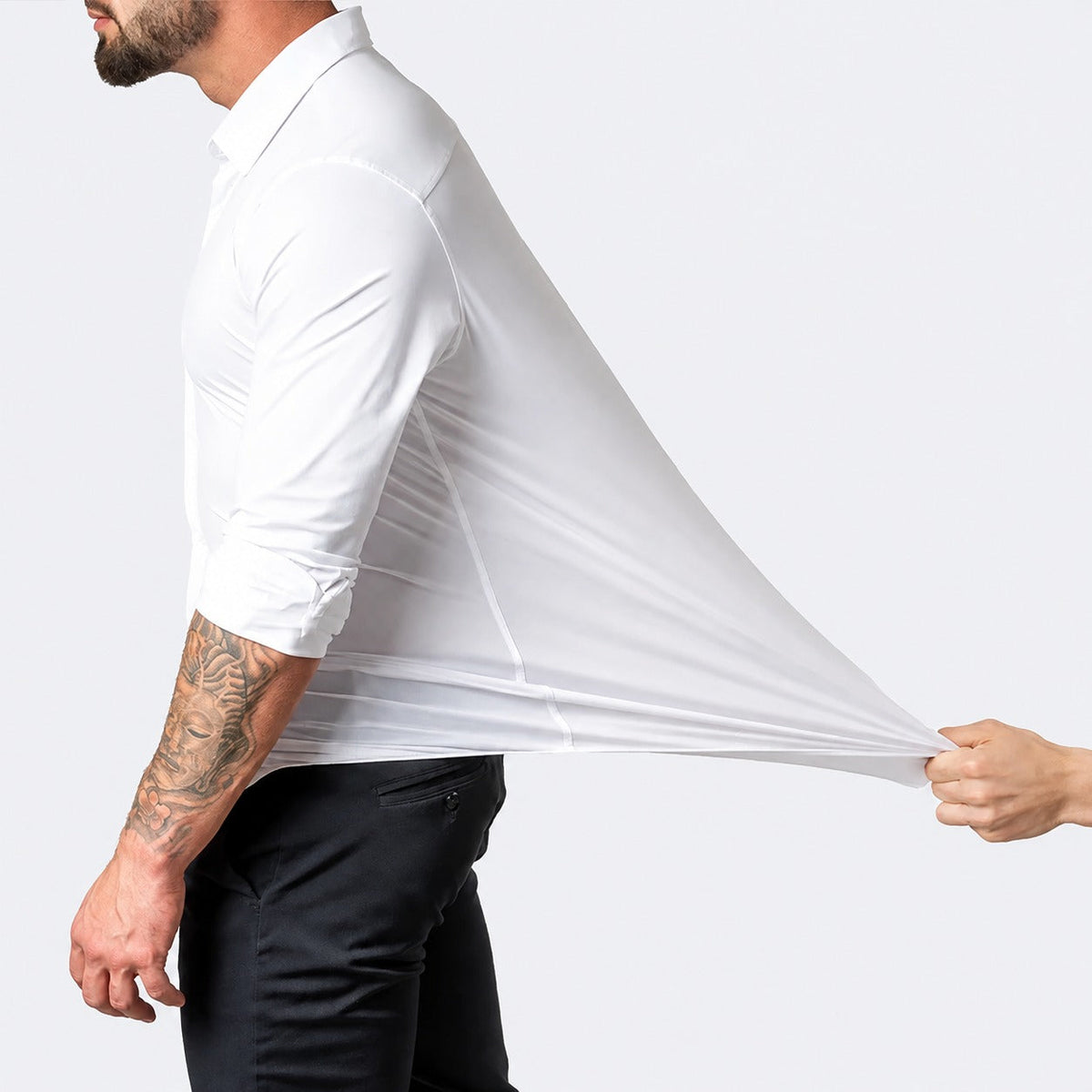 Andres - Komfortables Herrenhemd aus dehnbarem Material