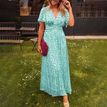 Ophelia - Elegantes Kleid mit V-Ausschnitt