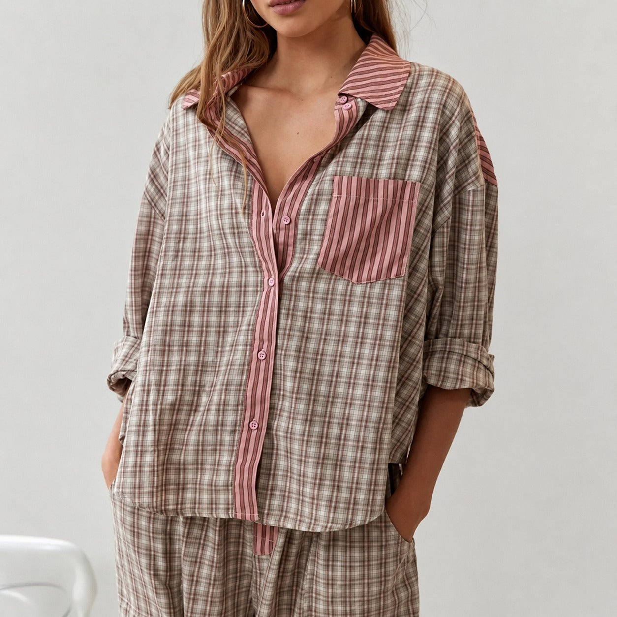 Elena - Gemütliches zweiteiliges Pyjama-Set