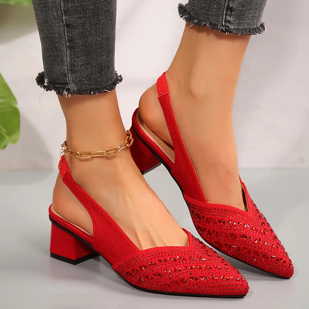 Samara - Trendige Schuhe mit Blockabsatz