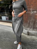 Elsie - Bequemes Langarmkleid