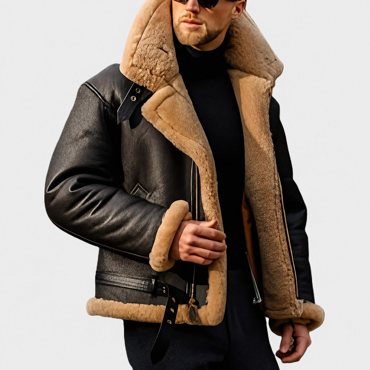 Jeffrey - Stylische Herrenjacke mit warmem Innenfutter