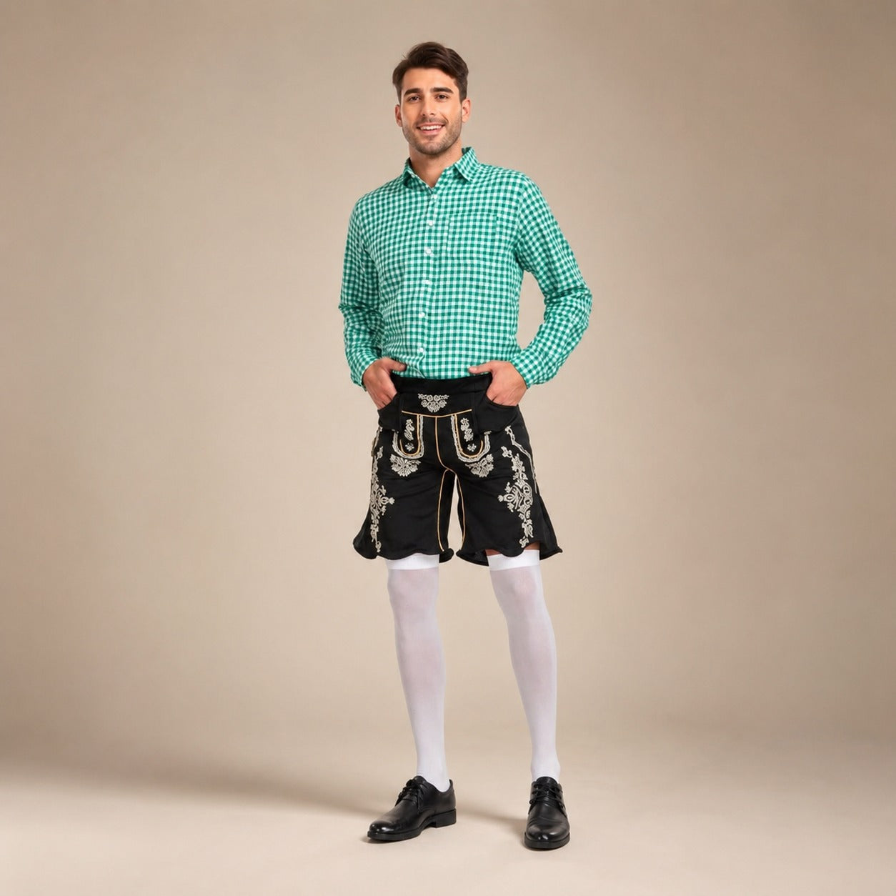 Alexis - Schickes Karomuster-Hemd fürs Oktoberfest