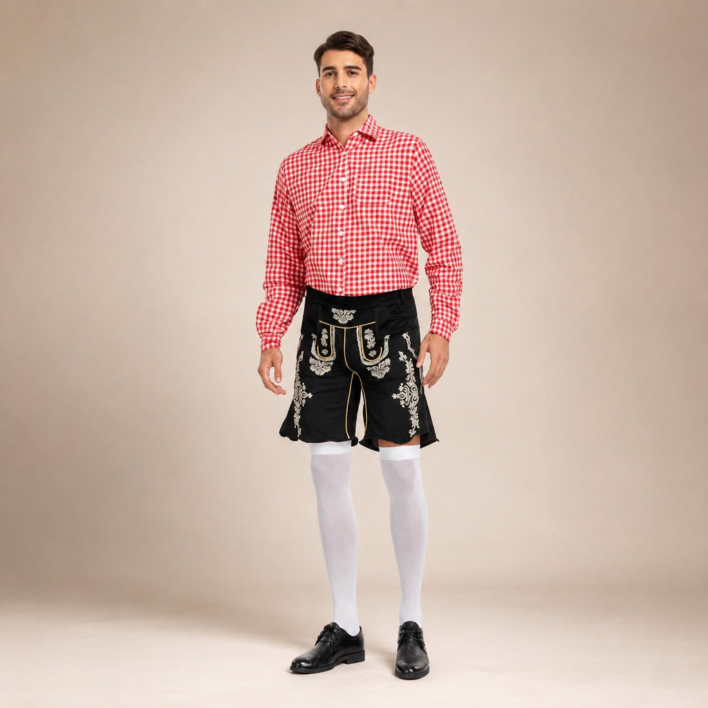 Alexis - Schickes Karomuster-Hemd fürs Oktoberfest