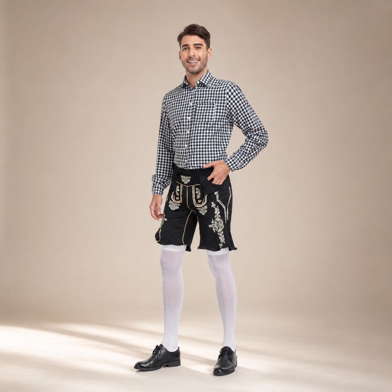 Alexis - Schickes Karomuster-Hemd fürs Oktoberfest