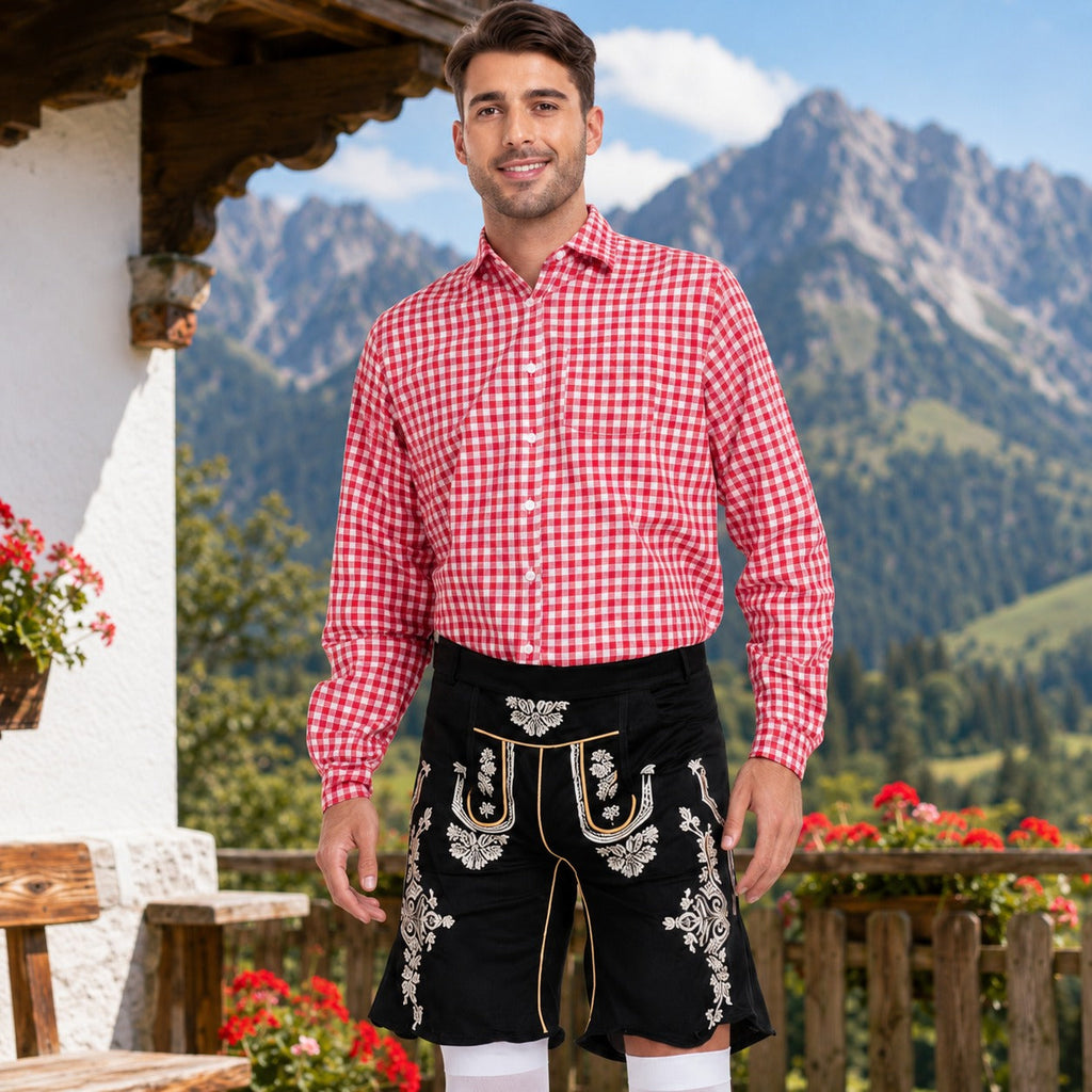Alexis - Schickes Karomuster-Hemd fürs Oktoberfest