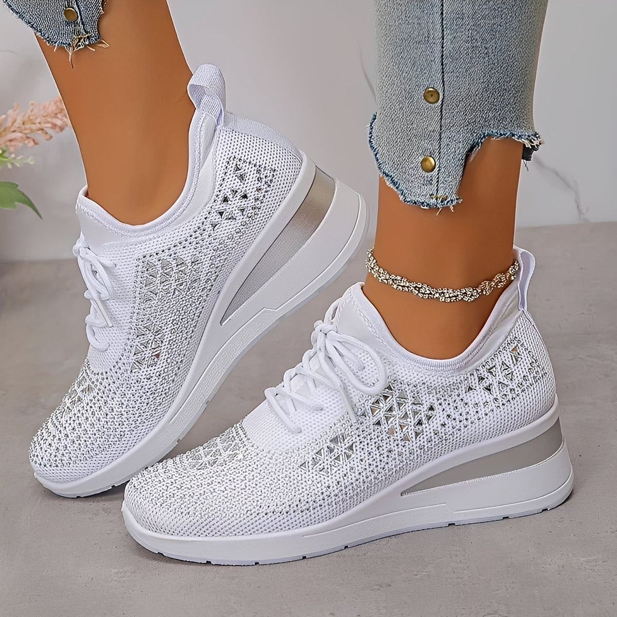 Brenda - Elegante Schuhe mit Keilabsatz