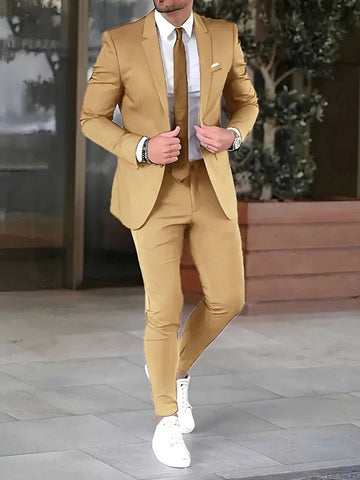 Herren Anzug – Eleganter Slim Fit Anzug für Business, Büro & Anlass