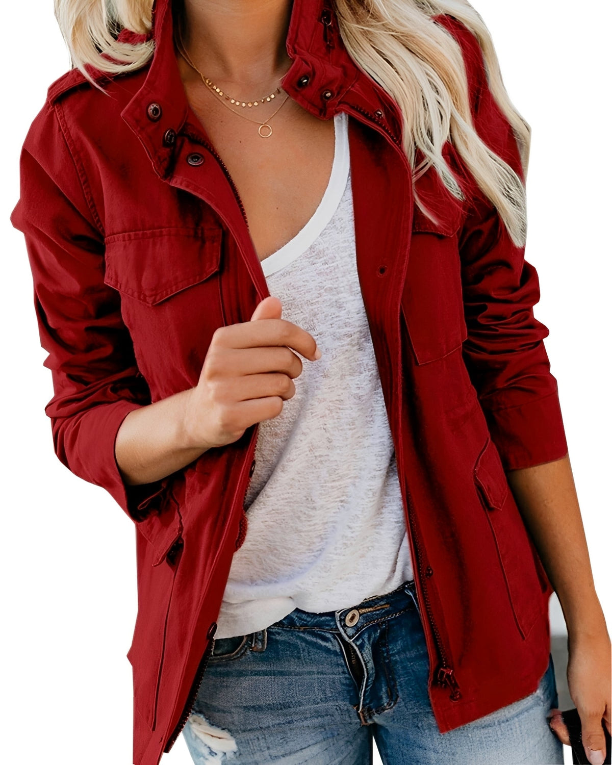 Elodie - Modische Jacke mit Taschen