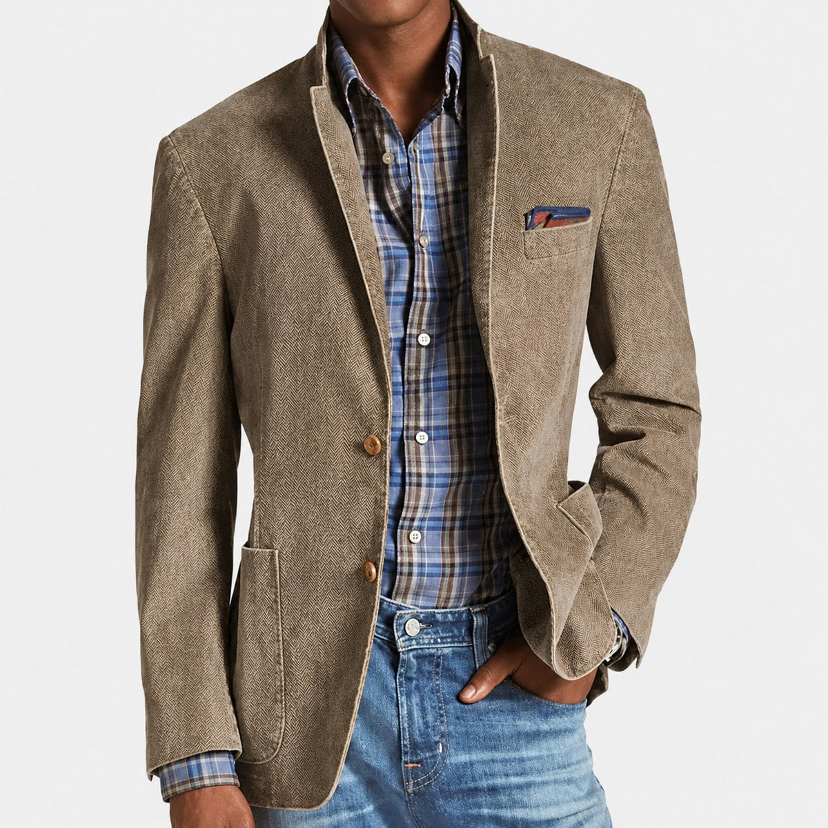 Marco - Einreihiger Blazer im Vintage-Stil