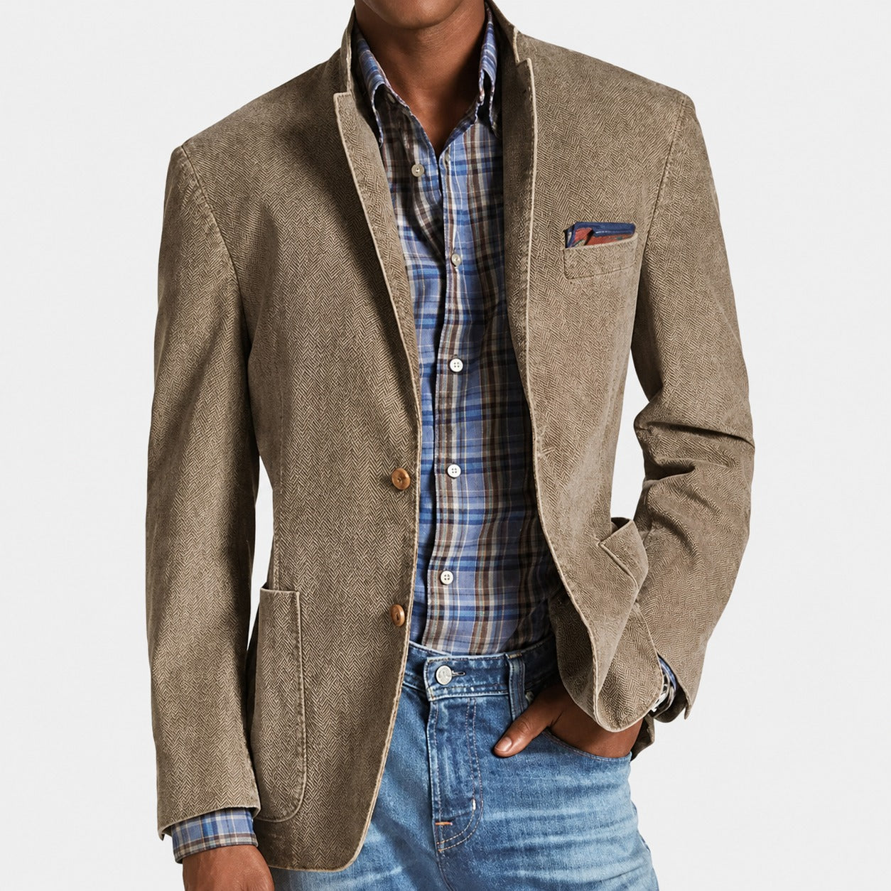 Marco - Einreihiger Blazer im Vintage-Stil