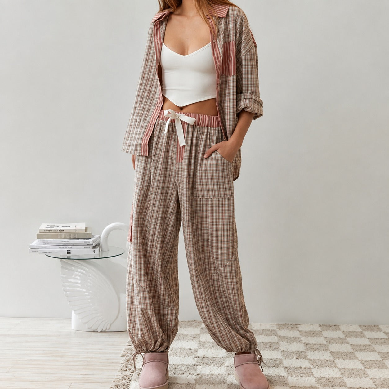 Elena - Gemütliches zweiteiliges Pyjama-Set