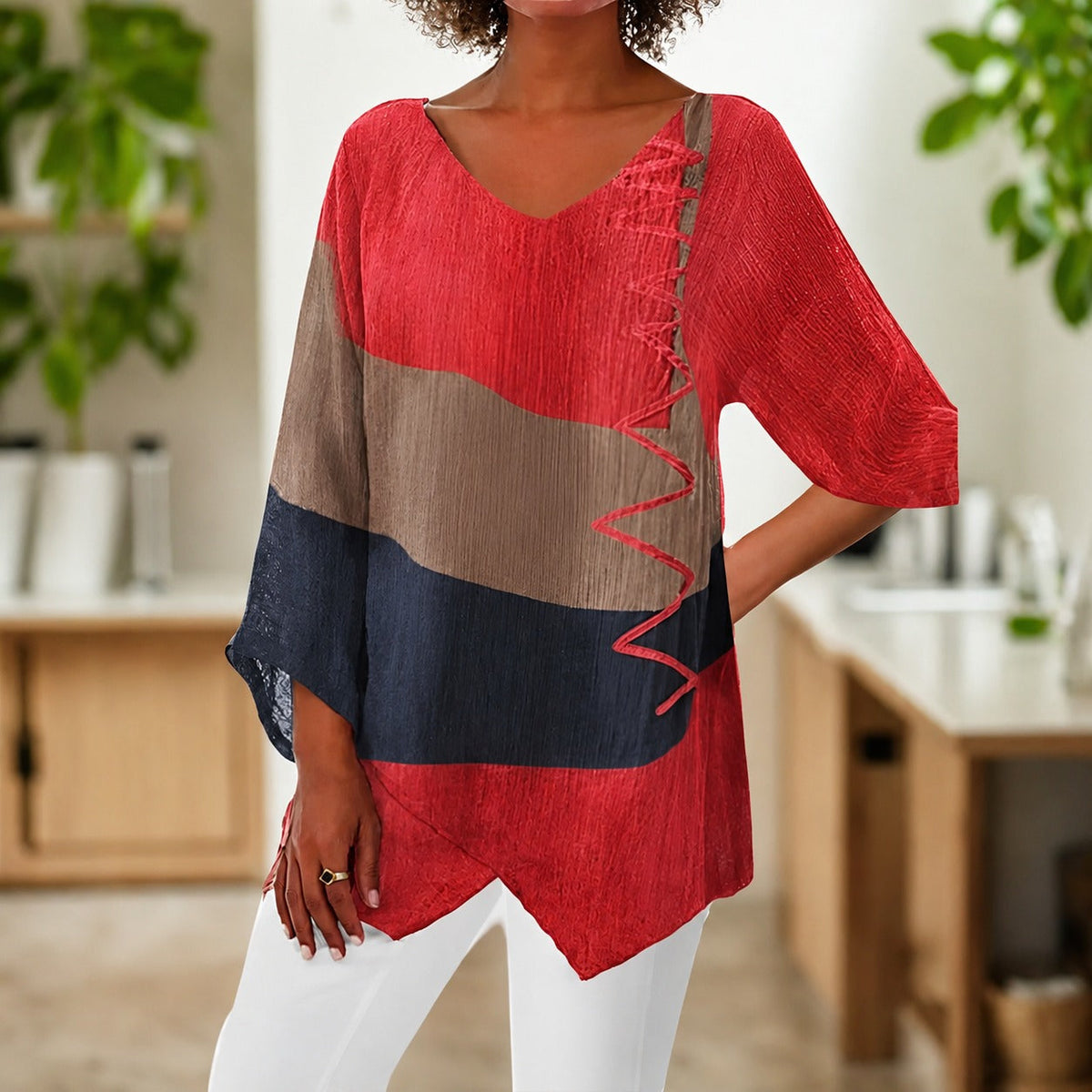 Eli - Leichte Bluse mit schmeichelndem Schnitt an der Taille