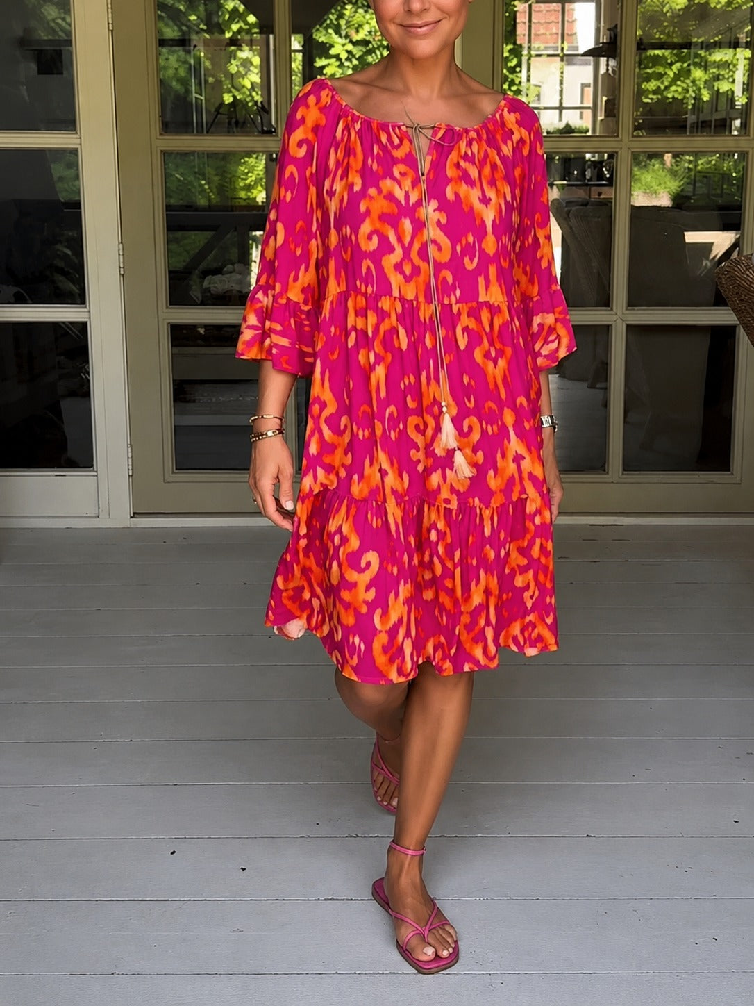 Jamie - Kleid mit großzügigen, stilvollen Ärmeln