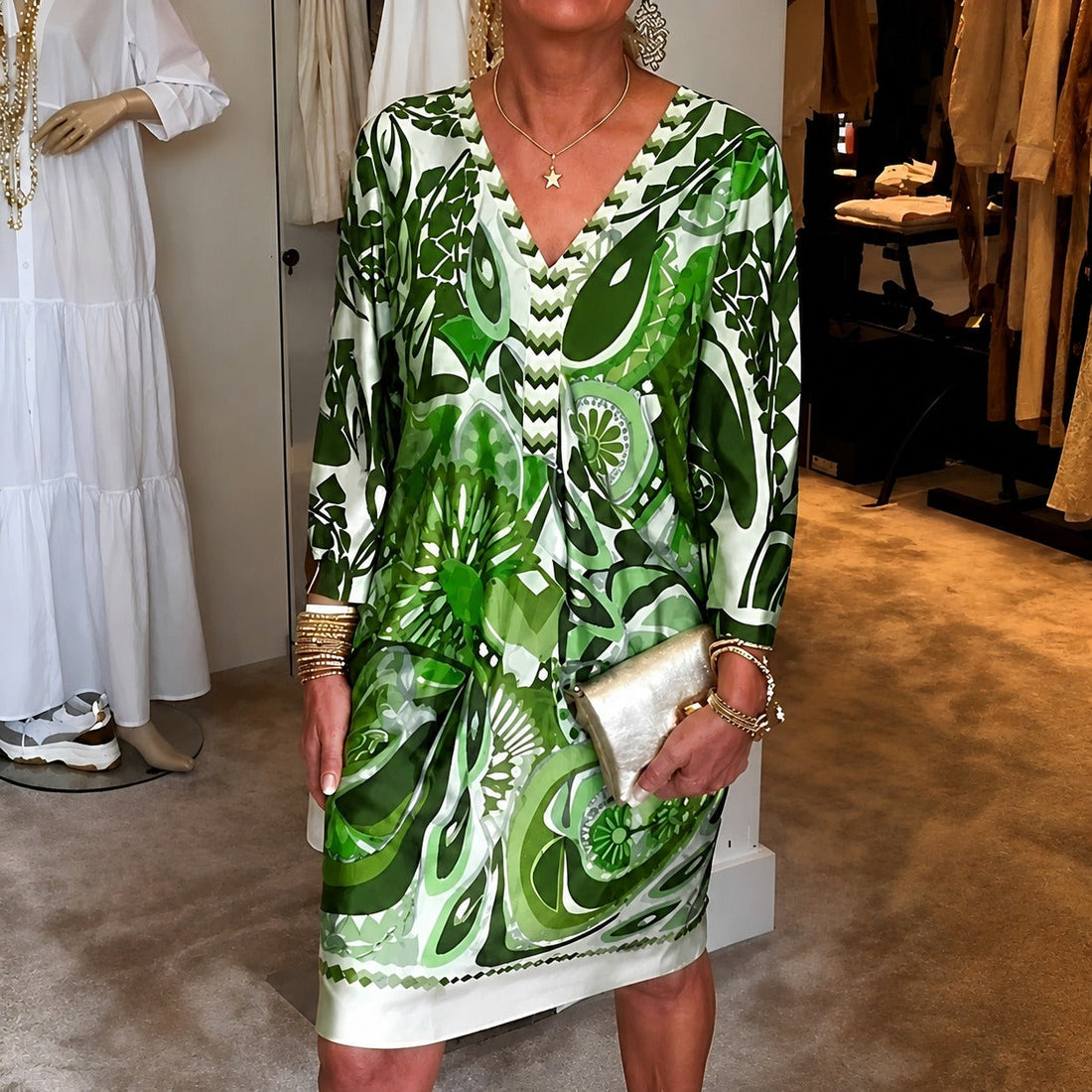 Talia - Stilvolles Kleid mit Print