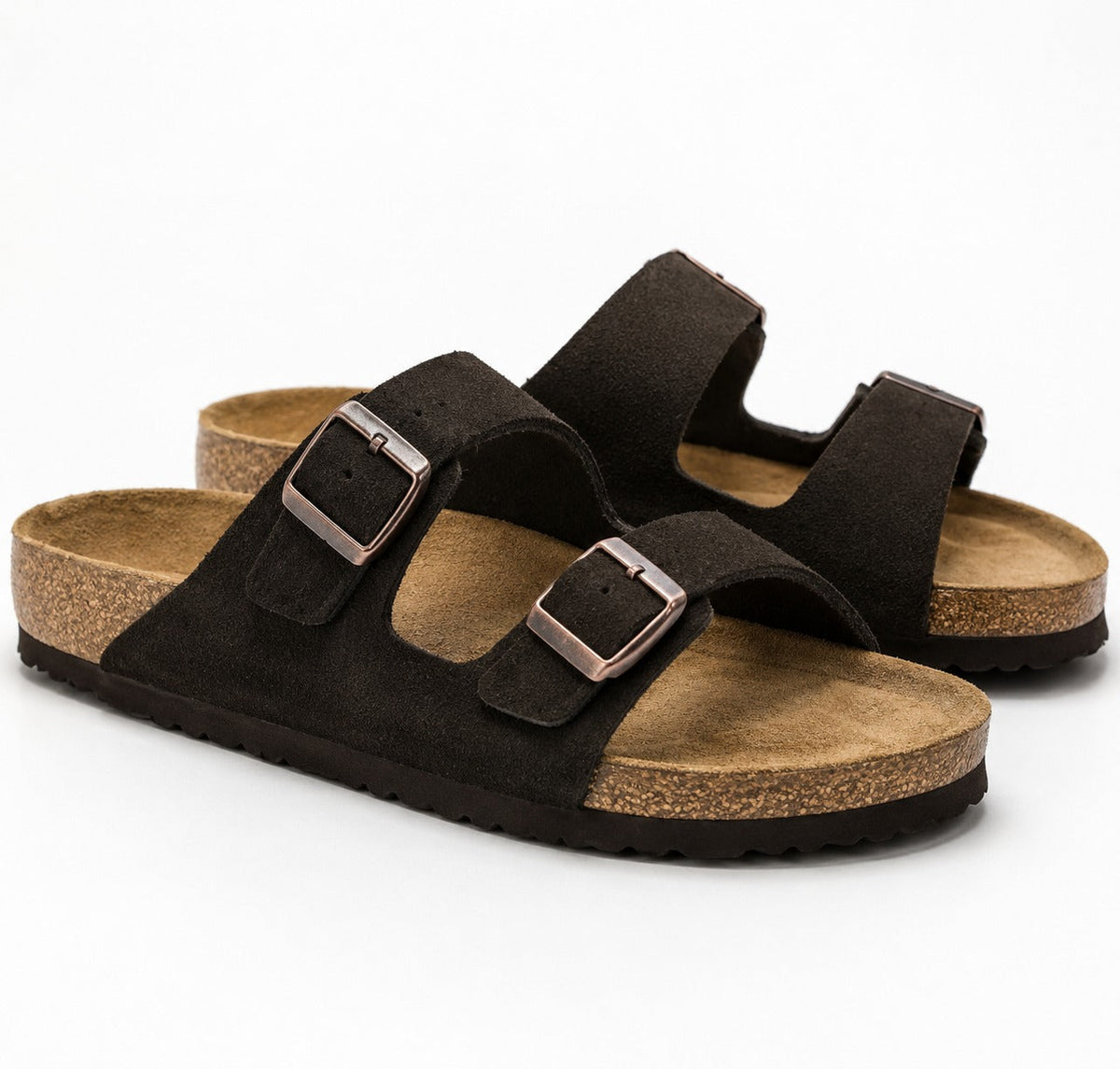 Damen Sandalen – Bequeme Sandalen mit Kork-Fußbett für Sommer & Alltag