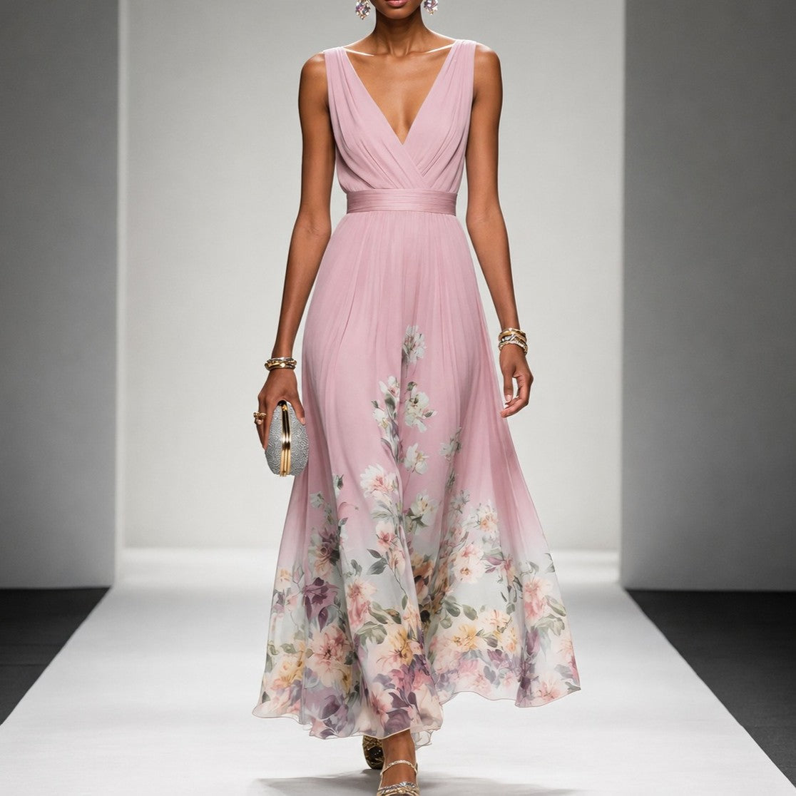 Tanisha - Maxi-Kleid mit Blumendesign