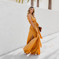 Kareem - Bequemes Maxikleid mit Gürtel