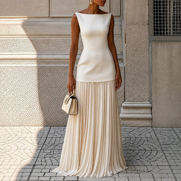 Alice - Elegantes, enges ärmelloses Maxikleid