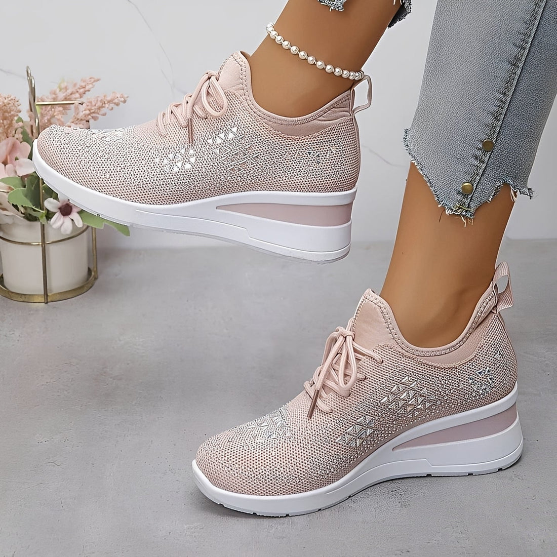 Brenda - Elegante Schuhe mit Keilabsatz
