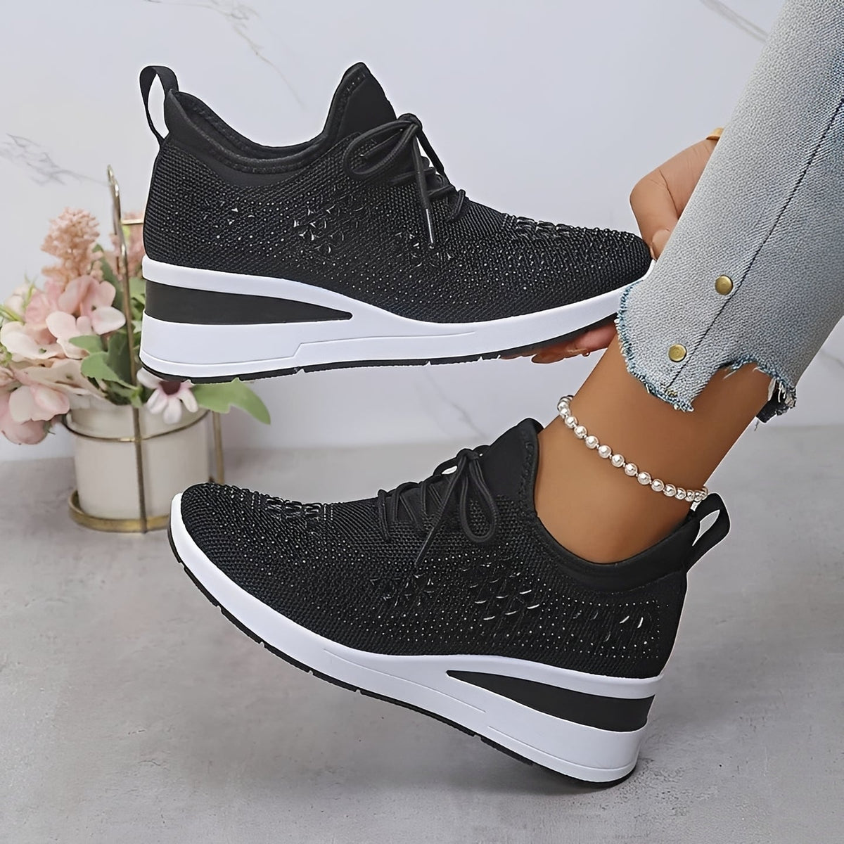 Brenda - Elegante Schuhe mit Keilabsatz