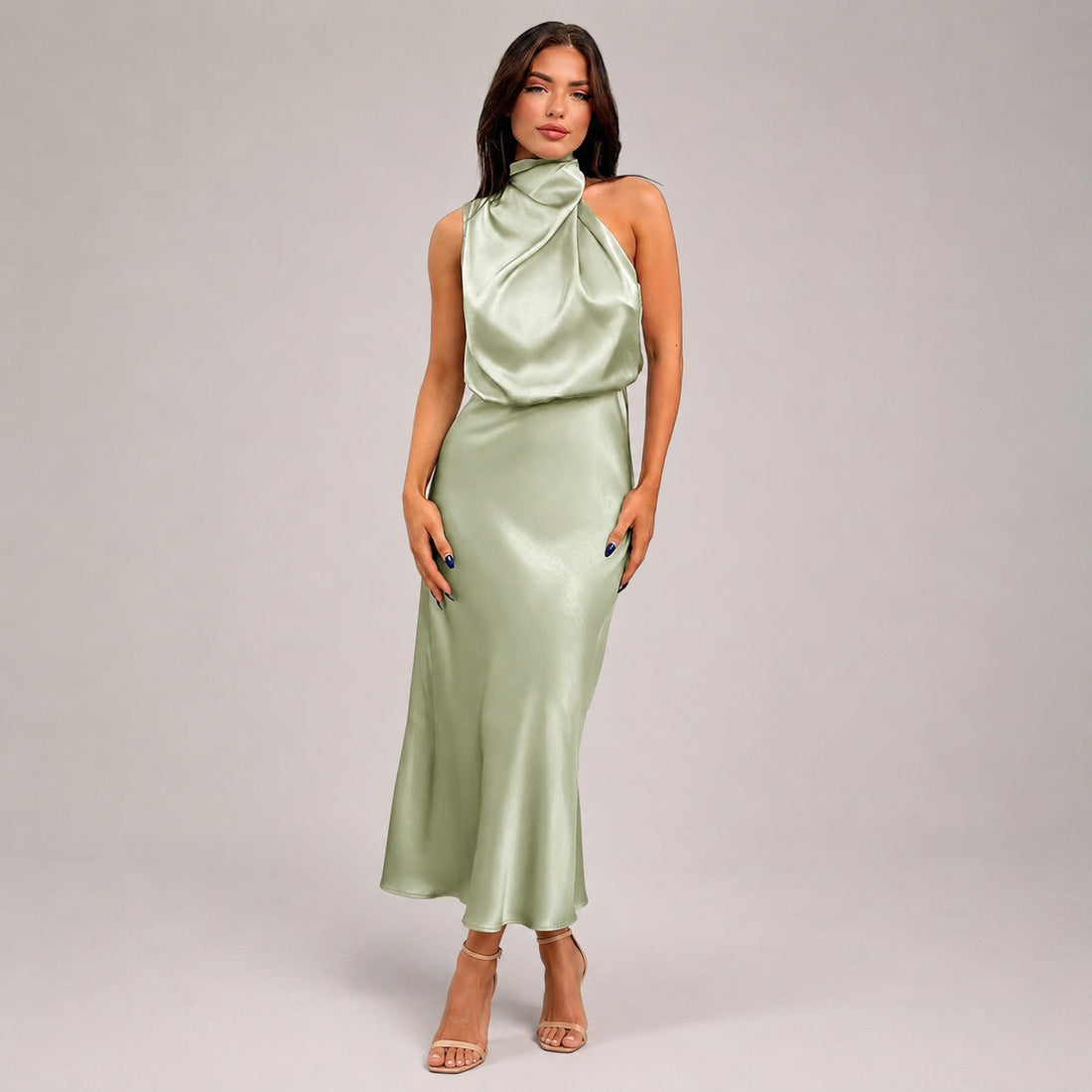 Lillie - Stilvolles Neckholder-Kleid