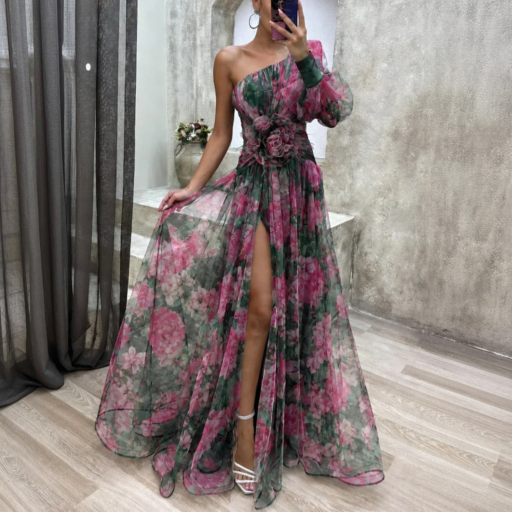 Rowe - Elegantes Maxi-Kleid mit Blumenmuster