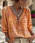 Candice - Modische Bluse mit Punktmuster