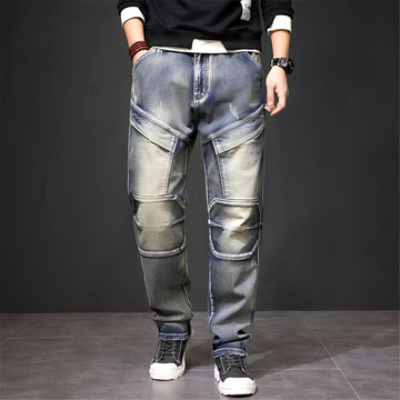 Myers - Stylische Jeans mit geradem Schnitt im Used-Look