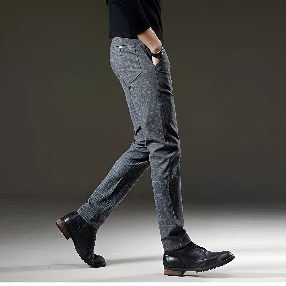Kristian - Trendige Hose mit Karomuster
