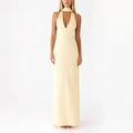 Amelie - Langes Neckholderkleid