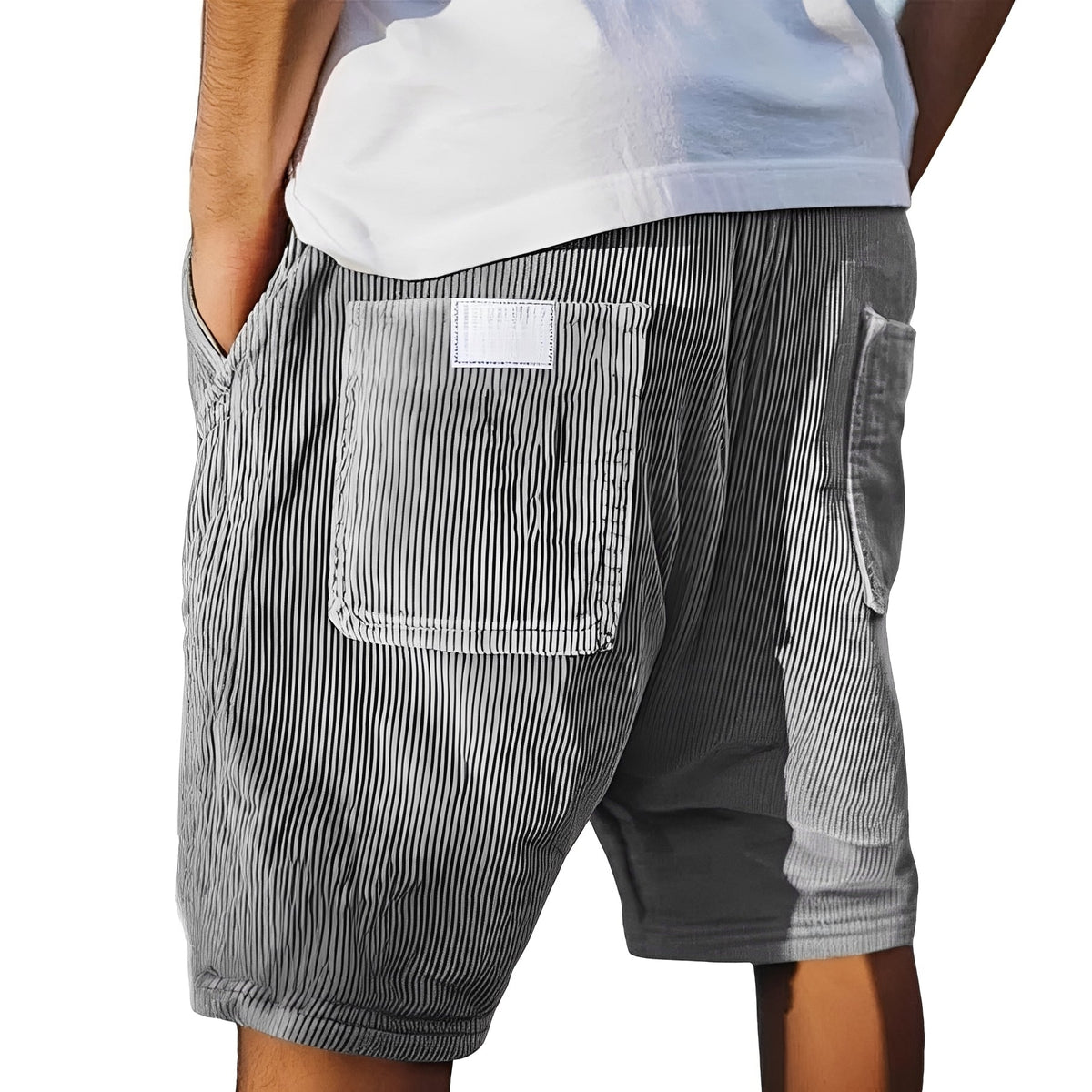 Ritchie - Bequeme Shorts mit Streifenmuster