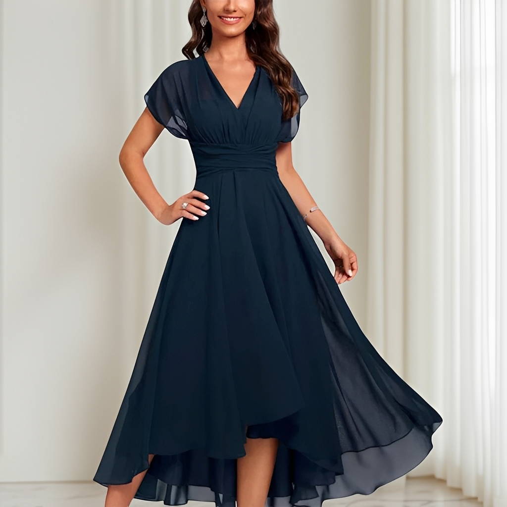 Blaine - Elegantes Midi-Cocktailkleid