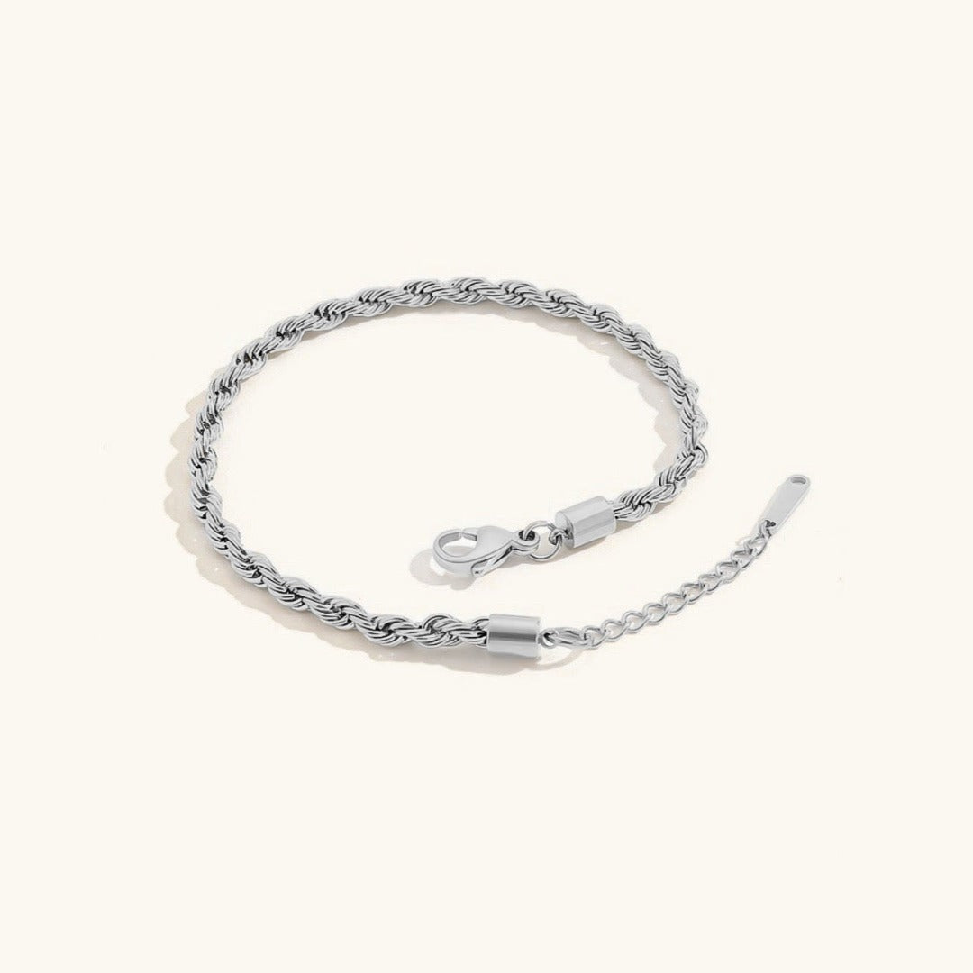 Leila - Fußkette aus Schnur