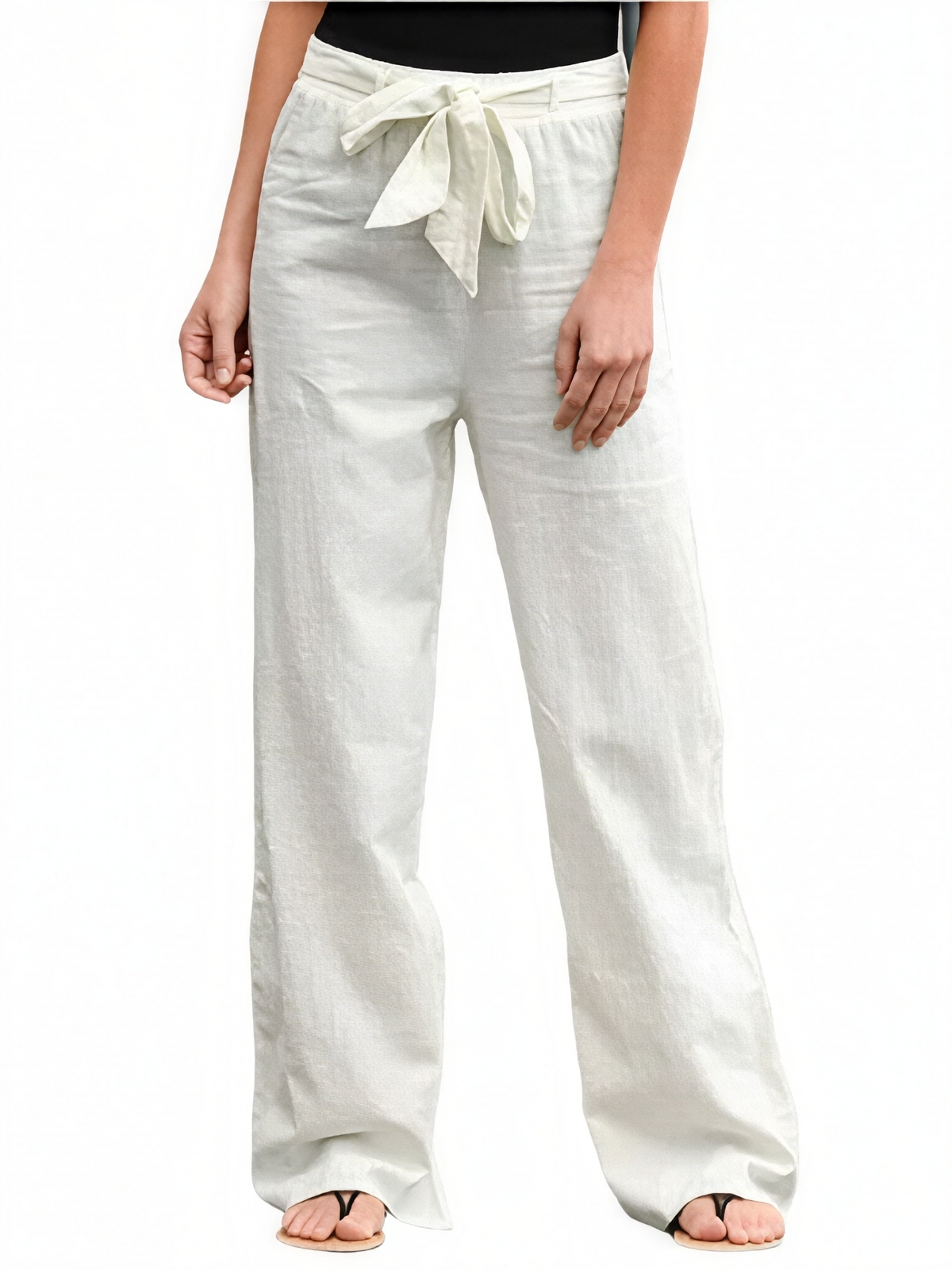 Lauren - Damen Hose mit Bindegürtel