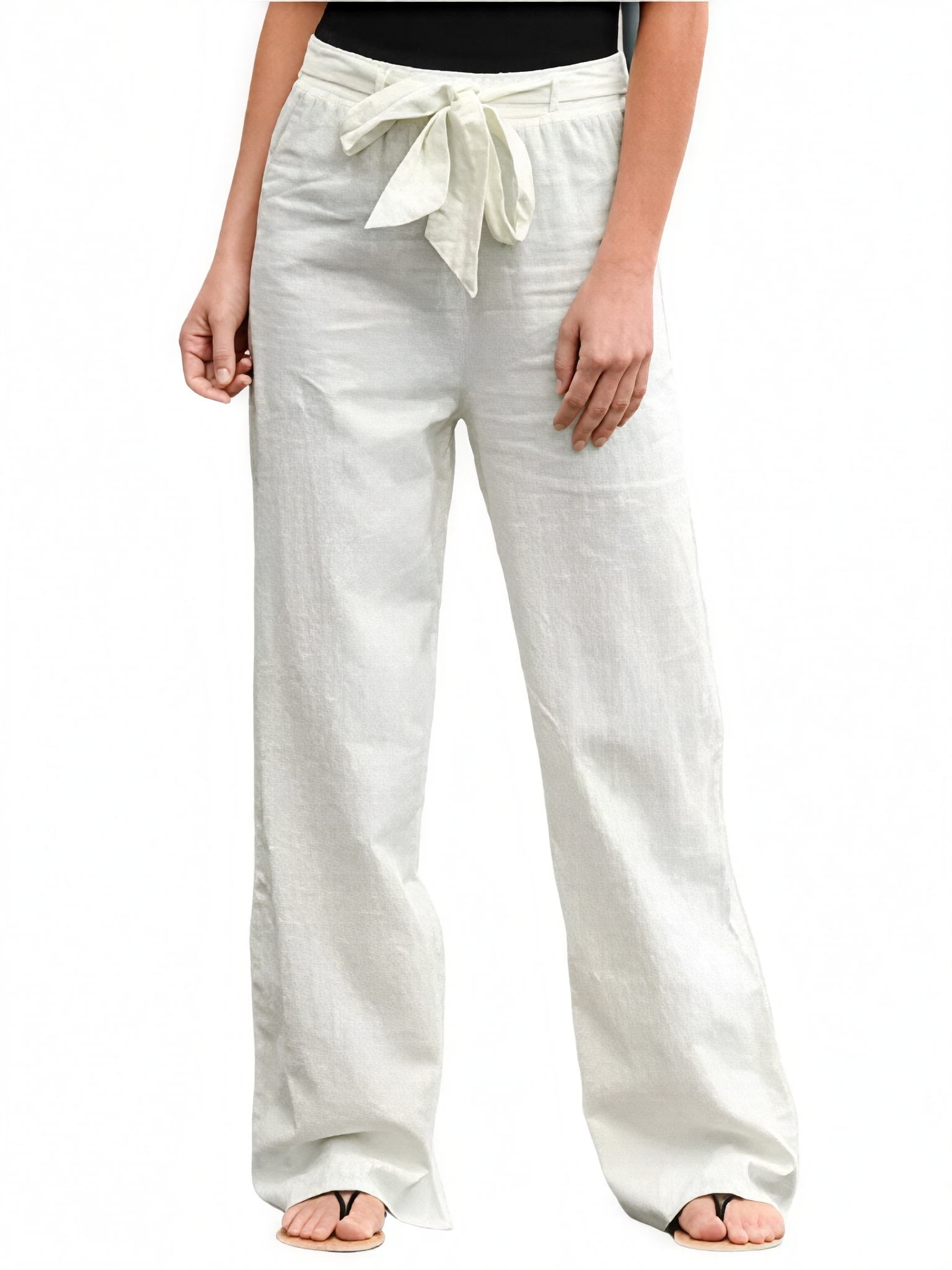 Lauren - Damen Hose mit Bindegürtel