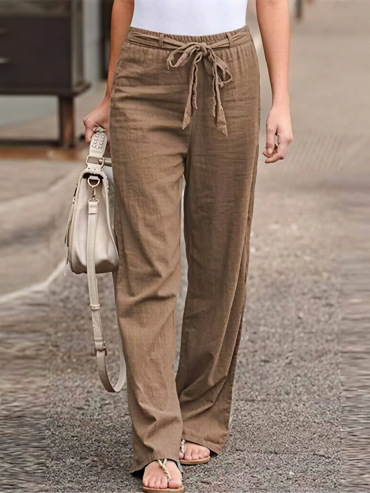 Lauren - Damen Stoffhose