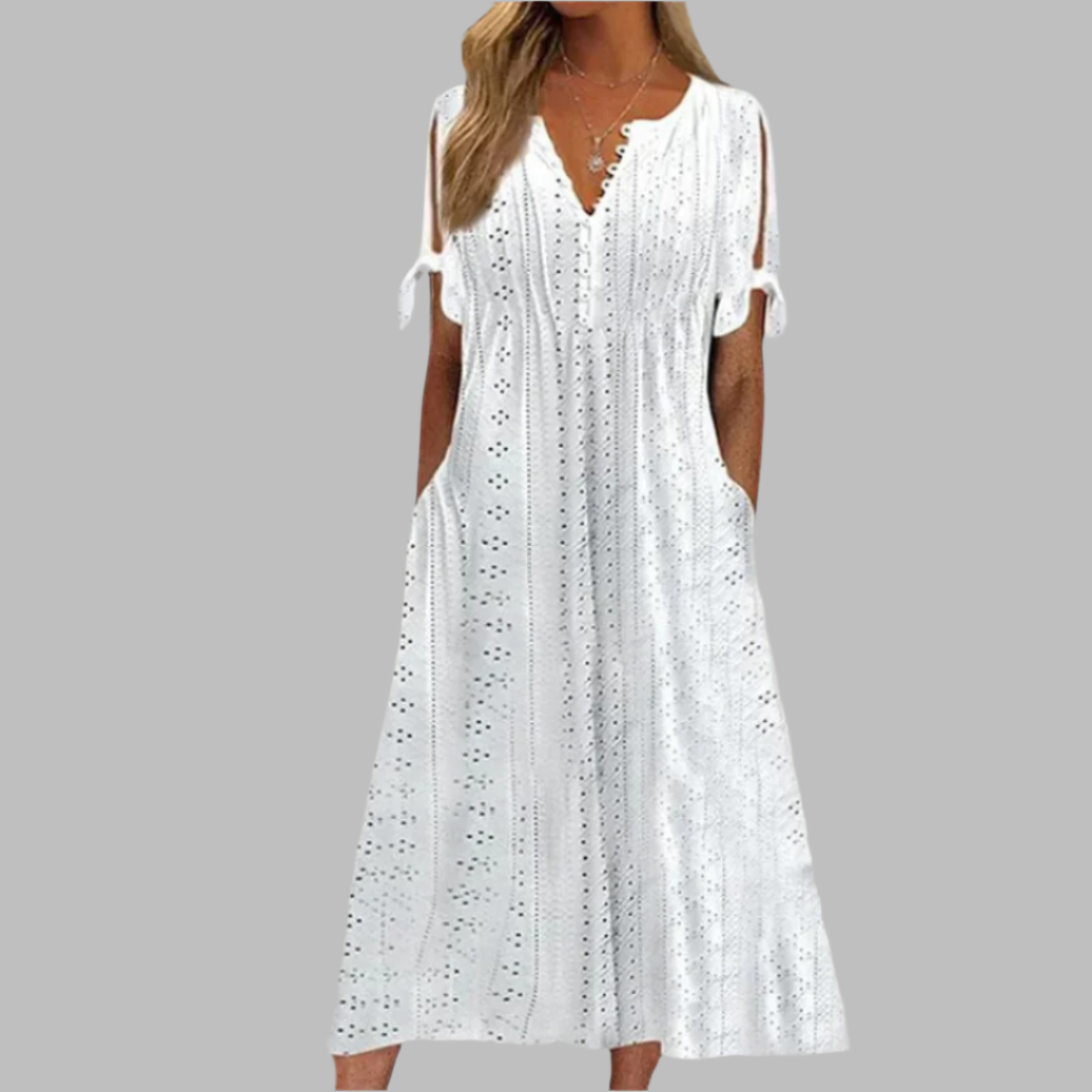 Alice - Maxikleid mit Lochmuster