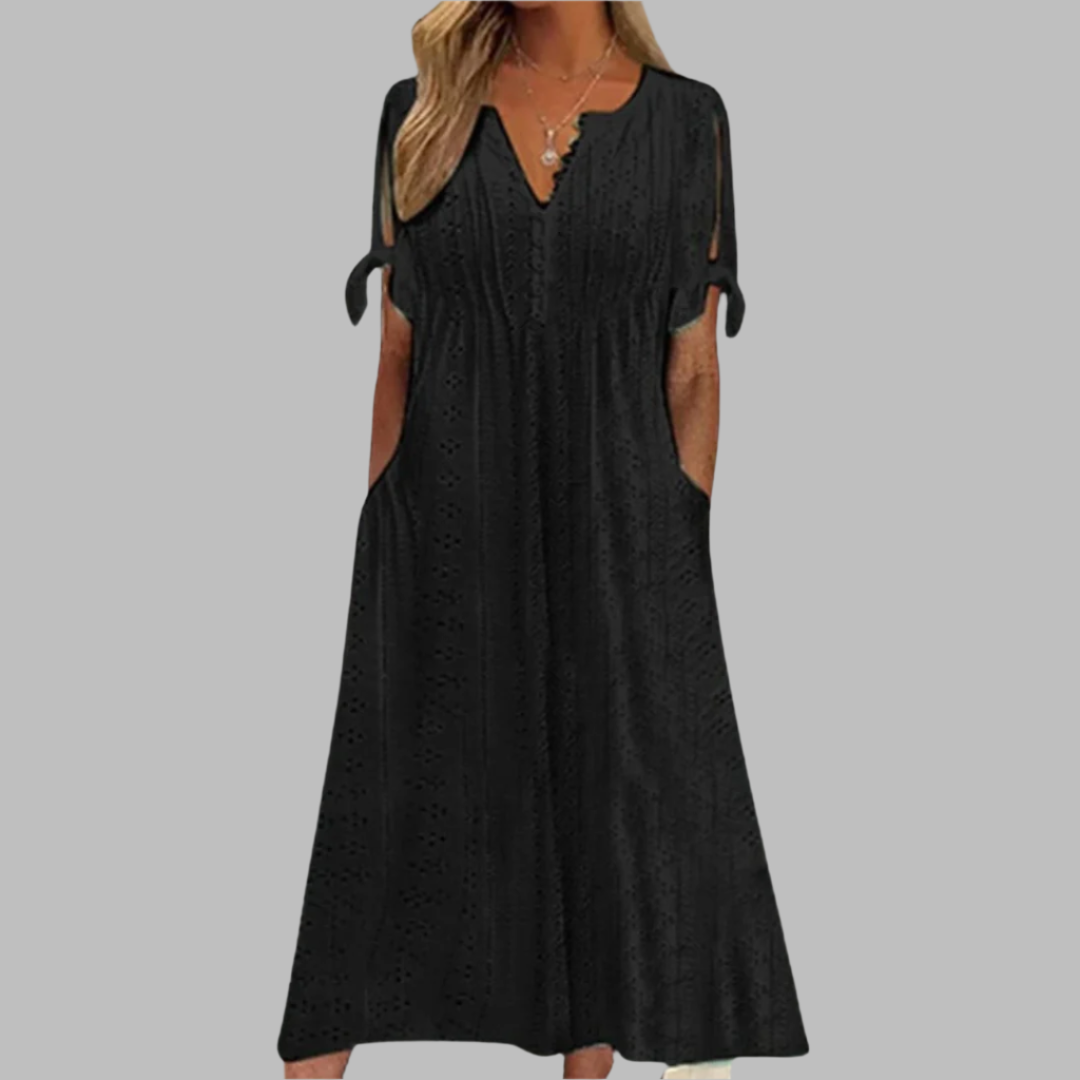 Alice - Maxikleid mit Lochmuster