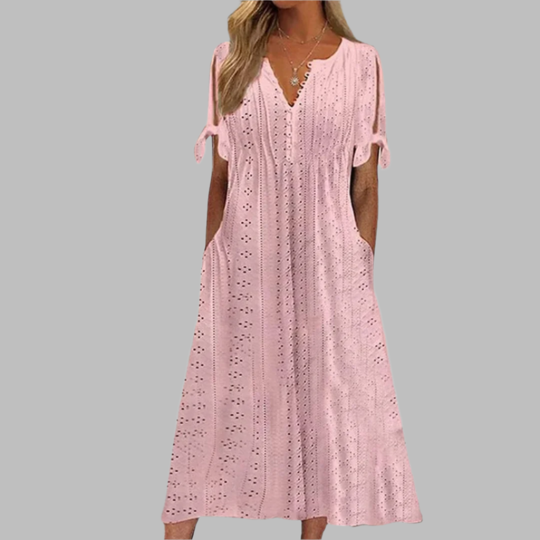 Alice - Maxikleid mit Lochmuster