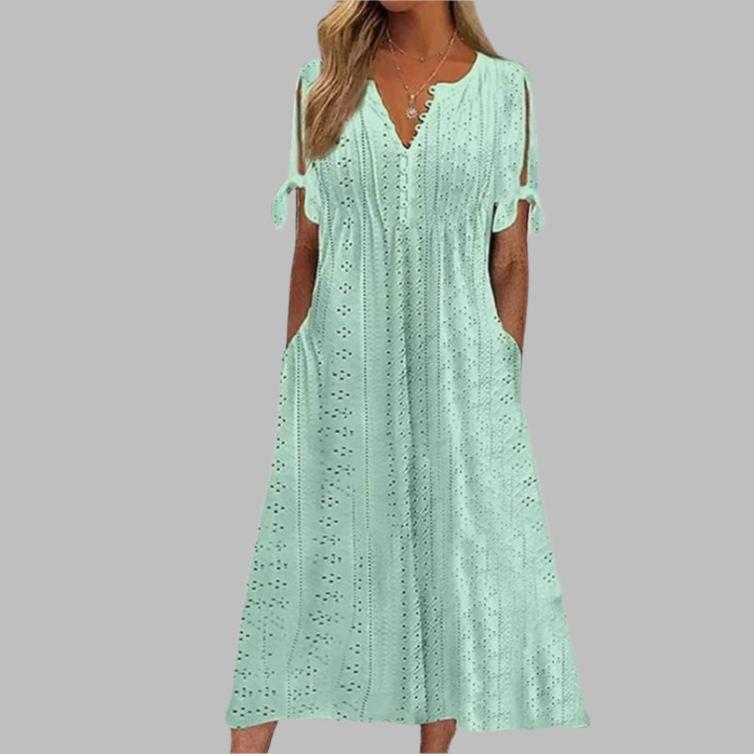 Alice - Maxikleid mit Lochmuster