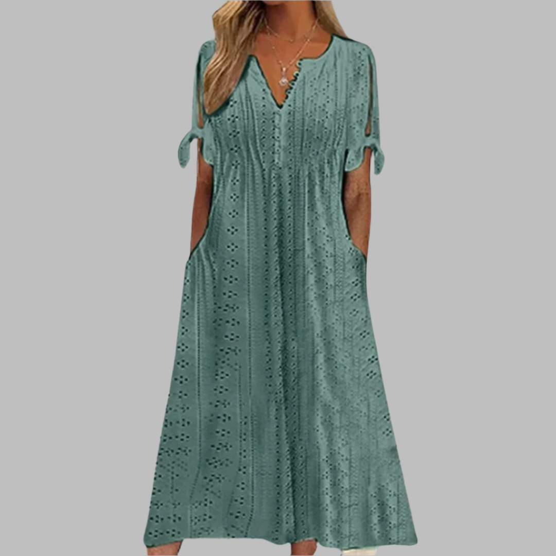 Alice - Maxikleid mit Lochmuster