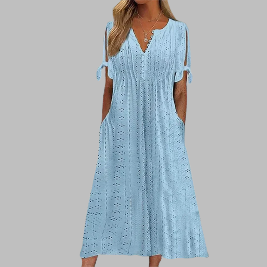 Alice - Maxikleid mit Lochmuster