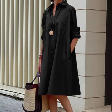 Agnes- Elegantes Damen Chiffonkleid