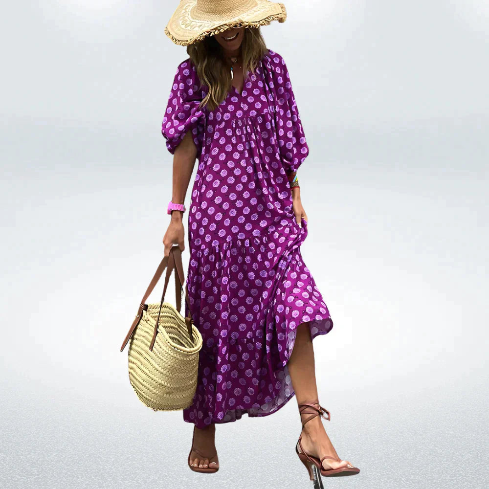 Sophia - Boho Maxikleid für Damen