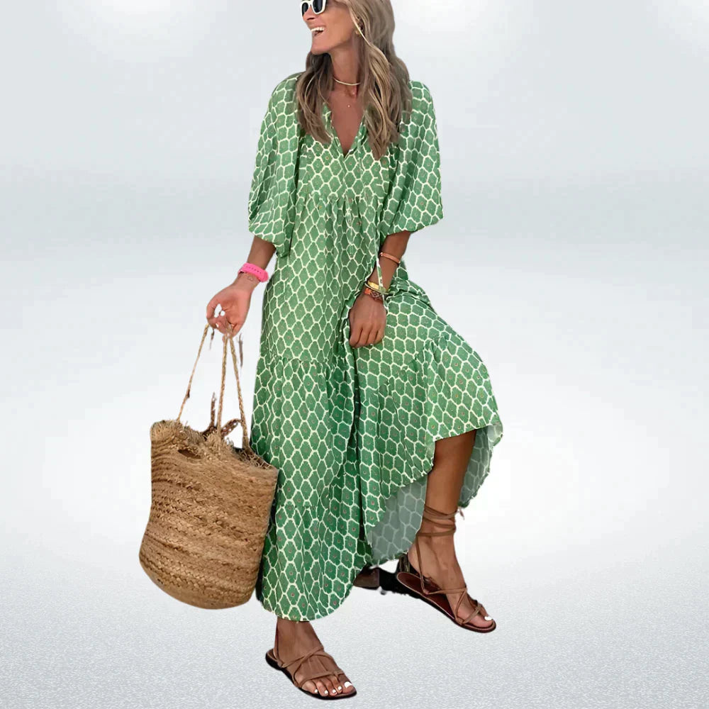 Sophia - Boho Maxikleid für Damen