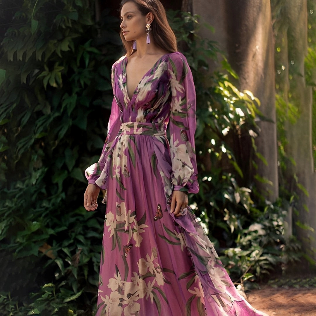 Theia - Luftiges Blumenkleid für warme Temperaturen