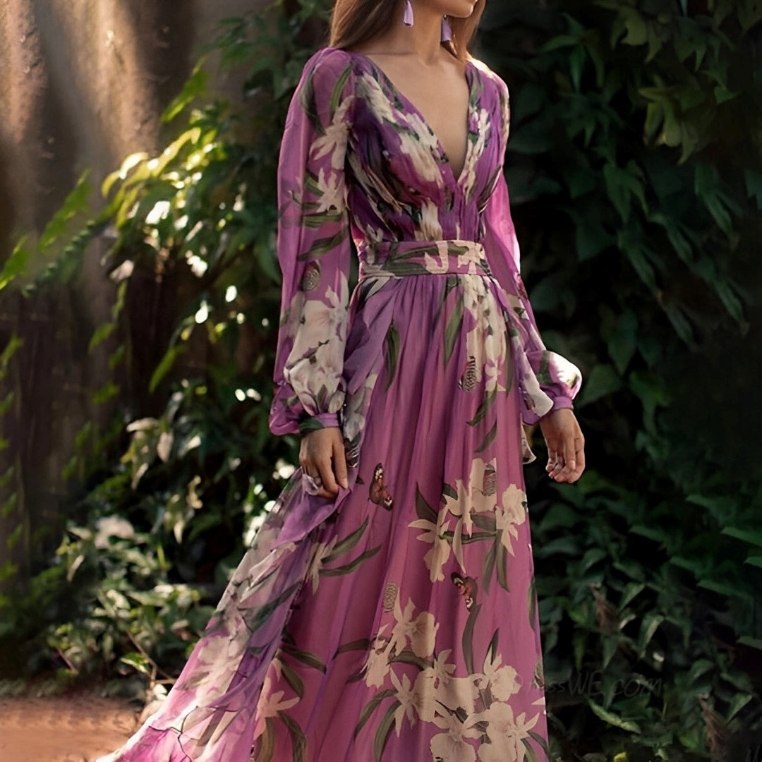 Theia - Luftiges Blumenkleid für warme Temperaturen